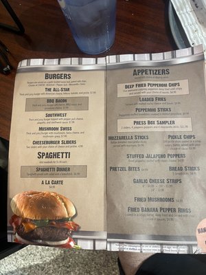 Menu photo 3 Big Ernie's Pizza Hillsboro, OH