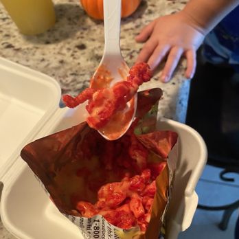 Tito's Mexican Snack Bar - Hot Cheetos and cheese - Mexican Near Me - Helotes, Texas