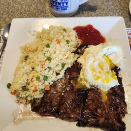 Romanian Steak Eggs