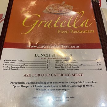 La Gratella - Italian Near Me - Ledgewood, New Jersey La Gratella - Italian Near Me - Ledgewood, New Jersey