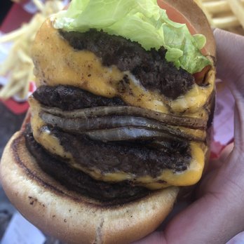 In-N-Out Burger - 4 x 2 with whole grilled onion - Burgers Near Me - Kingman, Arizona