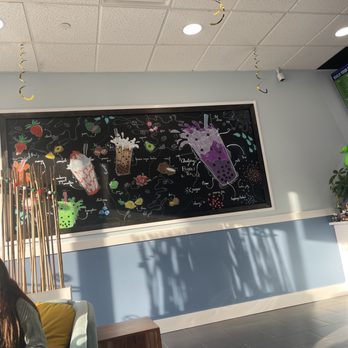 Teavour - Boba artwork is impressive - Cafes Near Me - North Merrick, New York