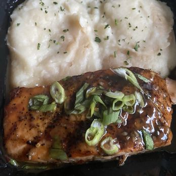 Bonefish Grill - Bourbon Glazed Salmon* - Seafood Near Me - Omaha, Nebraska Bonefish Grill - Bourbon Glazed Salmon* - Seafood Near Me - Omaha, Nebraska