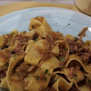 Vecchia Osteria dal Nacchero - Pappardelle with wild boar sauce - Tuscan Near Me - Florence, FI