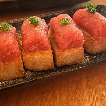 KYU - Crispy Tuna Rice - Asian Fusion Near Me - New York, New York KYU - Crispy Tuna Rice - Asian Fusion Near Me - New York, New York