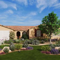 Avalon Management - Our home's proposed front yard landscape in Park Circle, Valley Center, CA 92082 that has taken Park Circle HOA 60-days to approve.