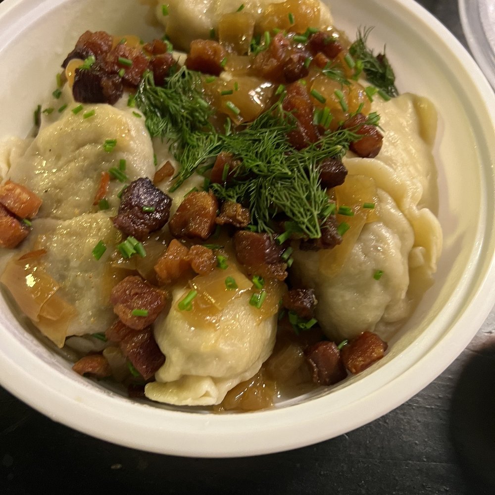 Pierogi Boys - Pierogi Sampler Platter (6 pieces) - Polish Near Me - Brooklyn, New York