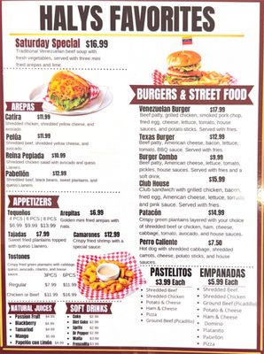 Menu photo 1 Halys Latin Food Killeen, TX Menu photo 1 Halys Latin Food Killeen, TX
