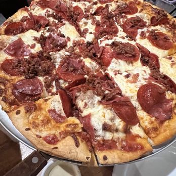 Giordano's - Thin meats pizza - Pizza Near Me - Chicago, Illinois