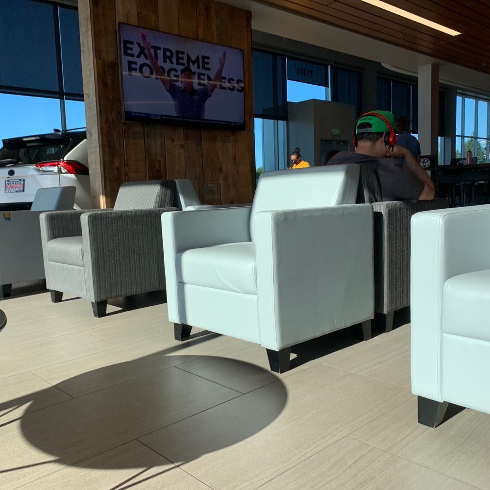Swickard Toyota Service - Nice comfy waiting area - Auto Repair Near Me - Edmonds, Washington Swickard Toyota Service - Nice comfy waiting area - Auto Repair Near Me - Edmonds, Washington