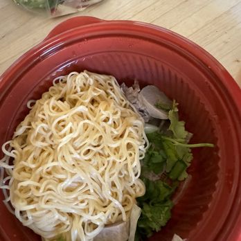 Pho Hoang - Spare ribs soup (to-go, ribs packaged separately) after taking out the sliced raw beef - Vietnamese Near Me - Vallejo, California Pho Hoang - Spare ribs soup (to-go, ribs packaged separately) after taking out the sliced raw beef - Vietnamese Near Me - Vallejo, California