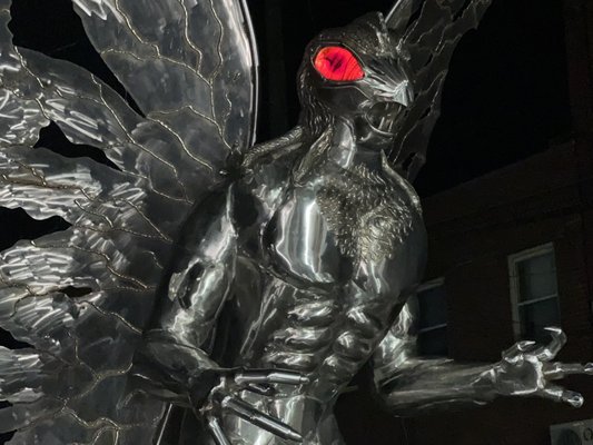 Mothman Statue and Marker by null