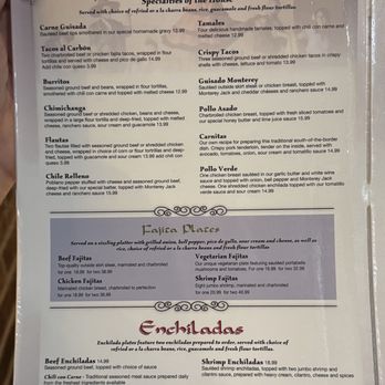 Mamacita's Restaurant - Menu - May 2025 - Mexican Near Me - Fredericksburg, Texas
