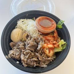 bibimbap with beef bibimbap with beef