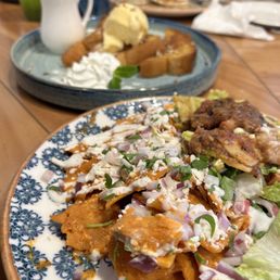 Creamy Chipotle Chilaquiles