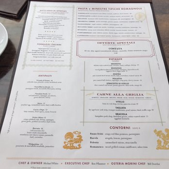 Osteria Morini - The menu. - Italian Near Me - Washington, DC, District of Columbia Osteria Morini - The menu. - Italian Near Me - Washington, DC, District of Columbia