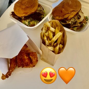 Burger Lounge - 2 husky's, chicken tenders and fries - Burgers Near Me - Santa Monica, California Burger Lounge - 2 husky's, chicken tenders and fries - Burgers Near Me - Santa Monica, California
