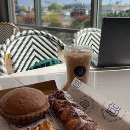Coffee Danish, Coffee Bun, Cinnamon Apple Pie, Iced Latte Coffee Danish, Coffee Bun, Cinnamon Apple Pie, Iced Latte