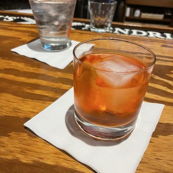 Mr B’s Tavern - Frank the Tiger with gin, Campari, Montenegro, and rum. - American Near Me - West Palm Beach, Florida Mr B’s Tavern - Frank the Tiger with gin, Campari, Montenegro, and rum. - American Near Me - West Palm Beach, Florida