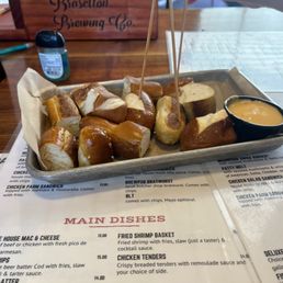 Pretzel "not" Bites lol. Expect this level when not ordering beer. Pretzel "not" Bites lol. Expect this level when not ordering beer.
