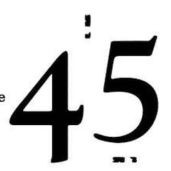45 Degrees