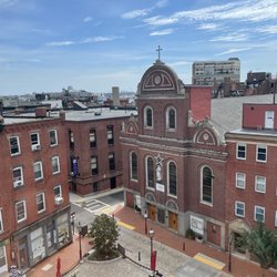 Sacred Heart Italian Church Rectory - View of the Church from the Mariner's house