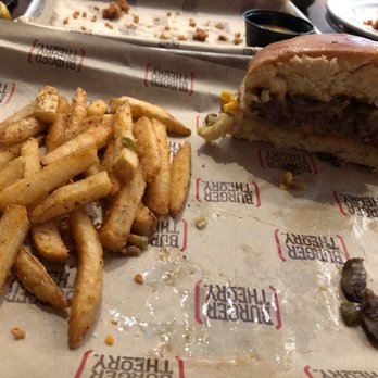 Burger Theory Omaha - Single Philly burger and fries. Pretty good! Great service from the bartender! - Burgers Near Me - Omaha, Nebraska Burger Theory Omaha - Single Philly burger and fries. Pretty good! Great service from the bartender! - Burgers Near Me - Omaha, Nebraska