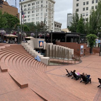 Pioneer Courthouse Square - View of the stepped seating. - Parks Near Me - Portland, Oregon Pioneer Courthouse Square - View of the stepped seating. - Parks Near Me - Portland, Oregon