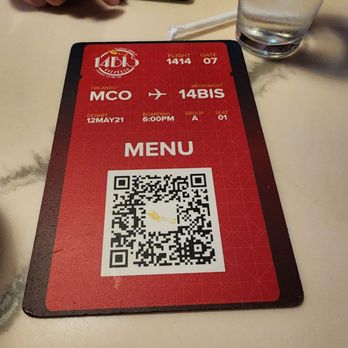 14 Bis Pizzeria - Menu card - Pizza Near Me - Orlando, Florida