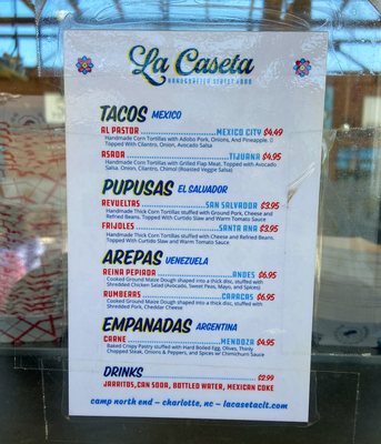 Menu photo 2 La Caseta Charlotte, NC Menu photo 2 La Caseta Charlotte, NC