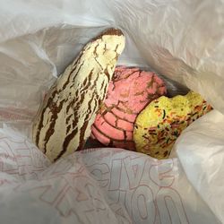 La Fiesta Mexican Store - Forgot to take a pic of my meal but here's a couple treats from the bakery. All fresh every day.