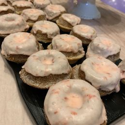 Strawberry donuts Strawberry donuts