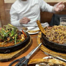 Silver Cod Fish & Radish Simmered in Spicy Sauce $ 44.99  & Spicy Braised Baby Back Ribs $44.99