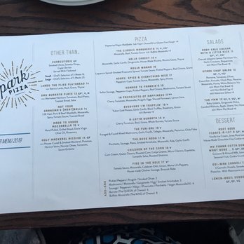 Spark Pizza - Menu - Pizza Near Me - Redmond, Washington