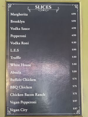 Menu photo 1 The Oven’s Slice New York, NY Menu photo 1 The Oven’s Slice New York, NY