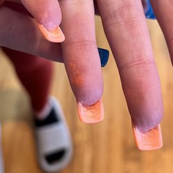 Nail D'ami - Dirty and messy. Did not clean my nails