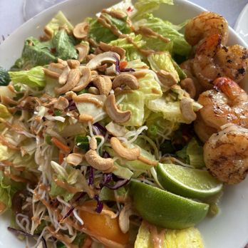 The Sandbar Seafood Restaurant - Asian salad, the shrimp are PERFECT - Seafood Near Me - Vancouver, British Columbia The Sandbar Seafood Restaurant - Asian salad, the shrimp are PERFECT - Seafood Near Me - Vancouver, British Columbia