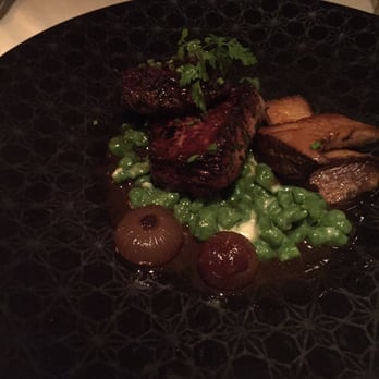 Gary Danko - Juniper bison with mushrooms and date. - New American Near Me - San Francisco, California