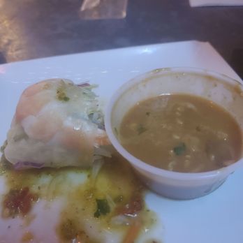 Ocean Blue Oyster Bar - Shrimp spring rolls - Seafood Near Me - Austin, Texas Ocean Blue Oyster Bar - Shrimp spring rolls - Seafood Near Me - Austin, Texas