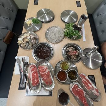 Hello Shabu - Meat 1-4, sides, sauce - Pan Asian Near Me - San Bernardino, California