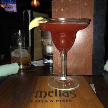 Carmella's Plates & Pints - Strawberry-jalapeño margarita - Cocktail Bars Near Me - Pittsburgh, Pennsylvania Carmella's Plates & Pints - Strawberry-jalapeño margarita - Cocktail Bars Near Me - Pittsburgh, Pennsylvania