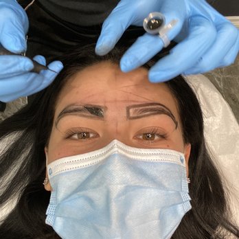 Brows by Natalia - Mapping and beginning of microblading. - Permanent Makeup Near Me - La Jolla , California Brows by Natalia - Mapping and beginning of microblading. - Permanent Makeup Near Me - La Jolla , California