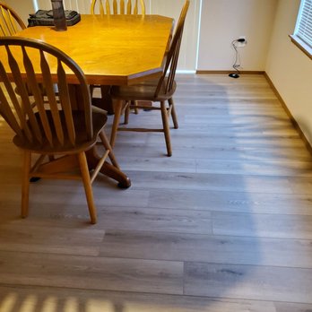 David's Flooring of Seattle - LVP, dining room. - Flooring Near Me - Kent, Washington