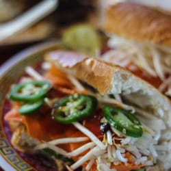 Winter Flea + Smorgasburg - Tofu Banh Mi at Lucy's Vietnamese http://www.jessicatom.com/blog/2015/11/8/smorgasburg-at-industry-city