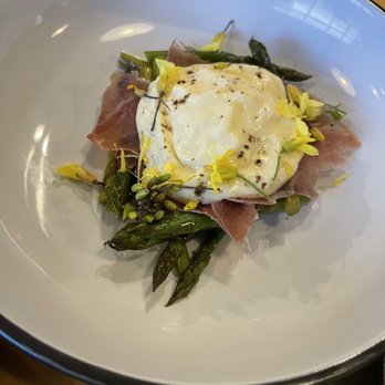 favor - Asparagus, broadbent ham, truffle zest + egg #alwaysaddanegg - New American Near Me - Lexington, Kentucky