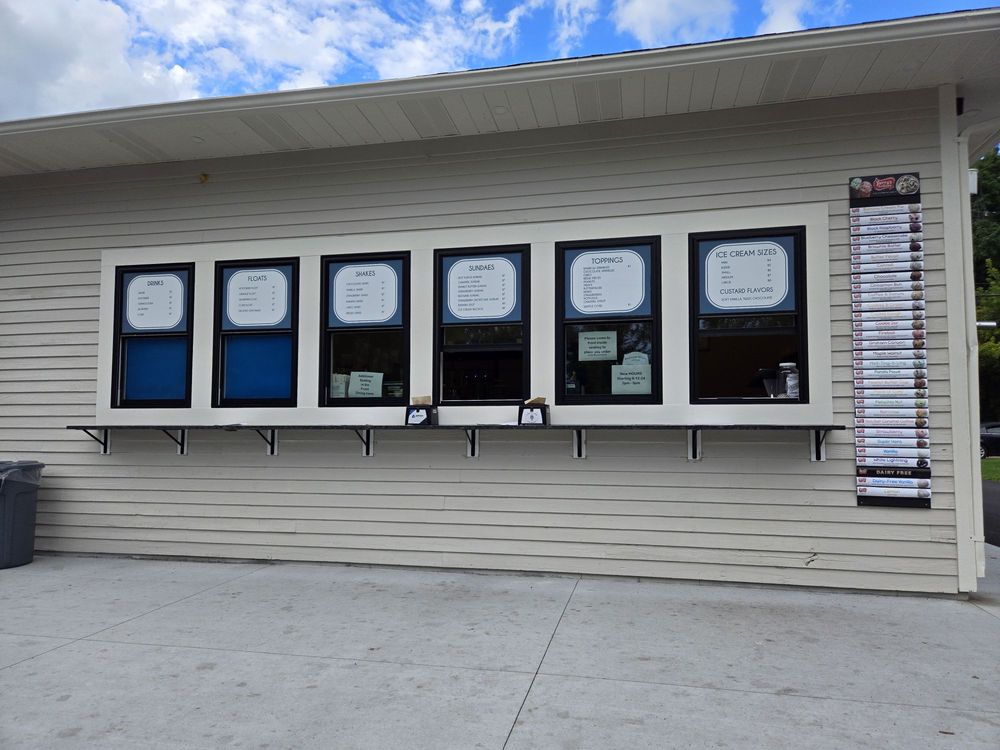 Food from Conesus Lake Creamery