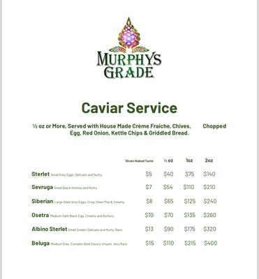 Menu photo 2 Murphys Grade Murphys, CA