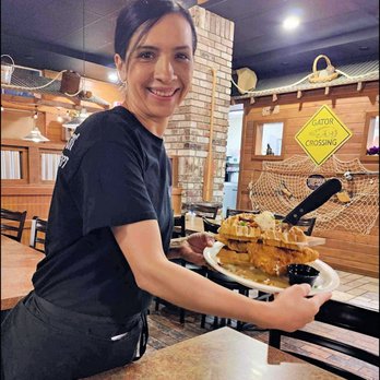 Huckleberry's - Meet amazing friendly Nubia, who served breakfast today with a smile.  She happens to be one of Dan's favorite hostess... - Coffee & Tea Near Me - Turlock, California