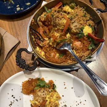 Sarma - Scallops Mozambique. peri peri rice, tomato, hot peppers, orange aioli - Middle Eastern Near Me - Somerville, Massachusetts Sarma - Scallops Mozambique. peri peri rice, tomato, hot peppers, orange aioli - Middle Eastern Near Me - Somerville, Massachusetts