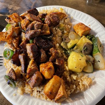 Senor Changs - Steak & Chicken fried rice bowl. - Asian Fusion Near Me - San Angelo, Texas